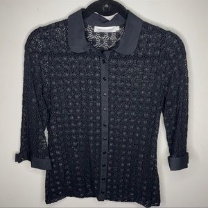 Anne Fontaine Paris Regina Lace Blouse